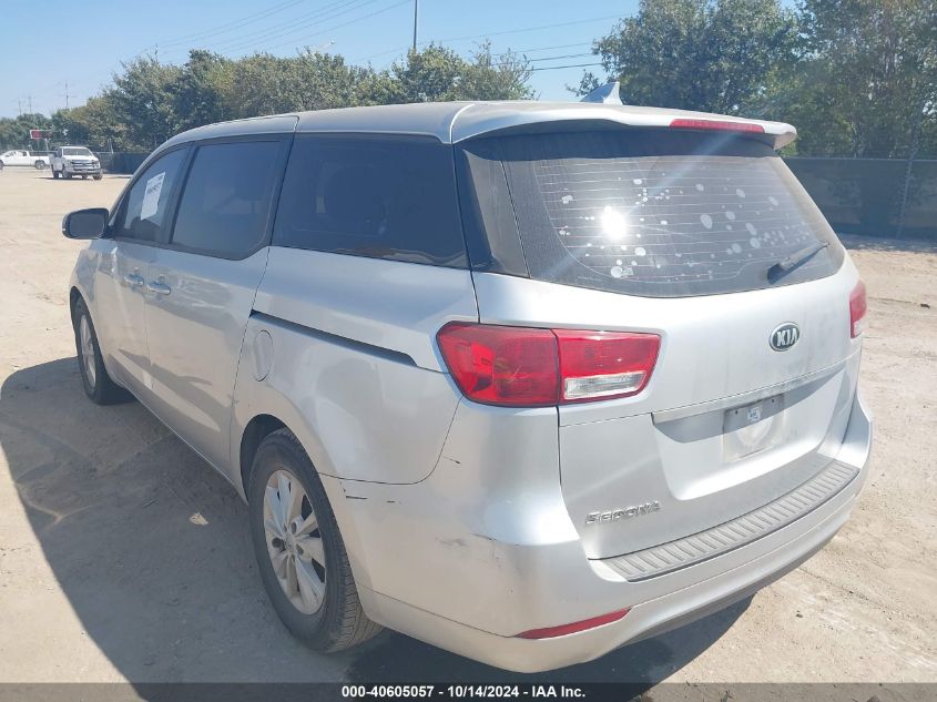 2016 Kia Sedona L VIN: KNDMA5C17G6156799 Lot: 40605057