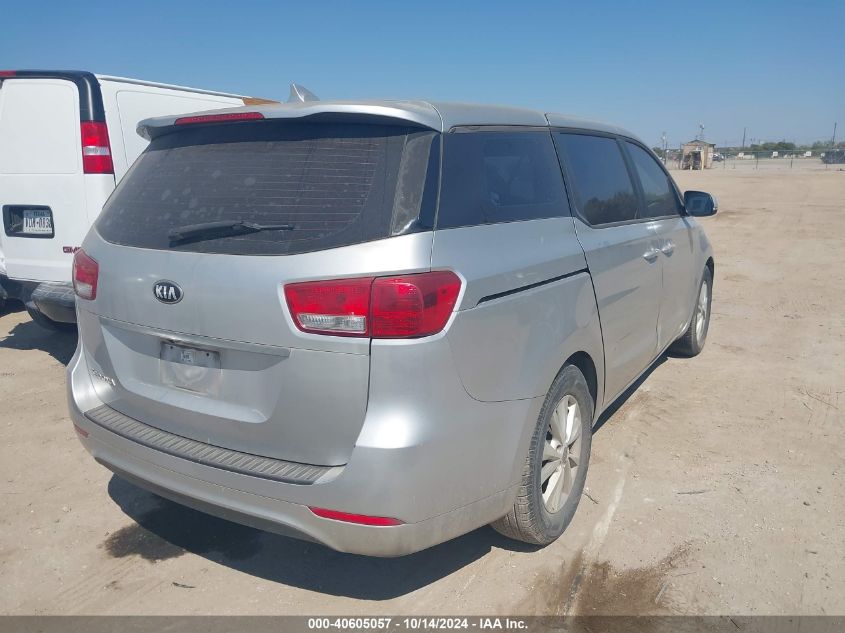 2016 Kia Sedona L VIN: KNDMA5C17G6156799 Lot: 40605057