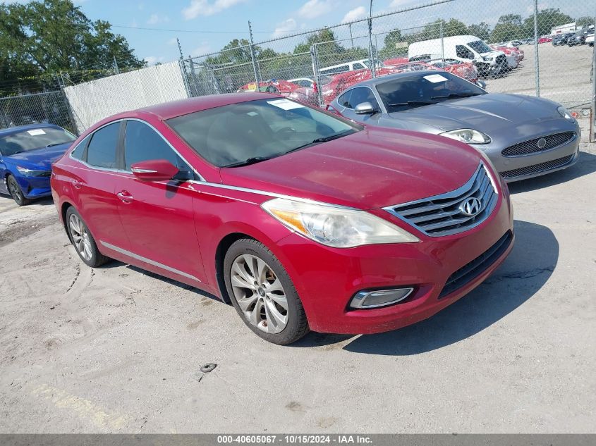 2013 Hyundai Azera VIN: KMHFG4JG6DA218996 Lot: 40605067