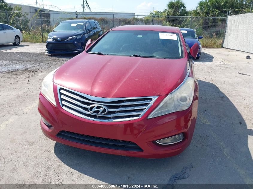 2013 Hyundai Azera VIN: KMHFG4JG6DA218996 Lot: 40605067