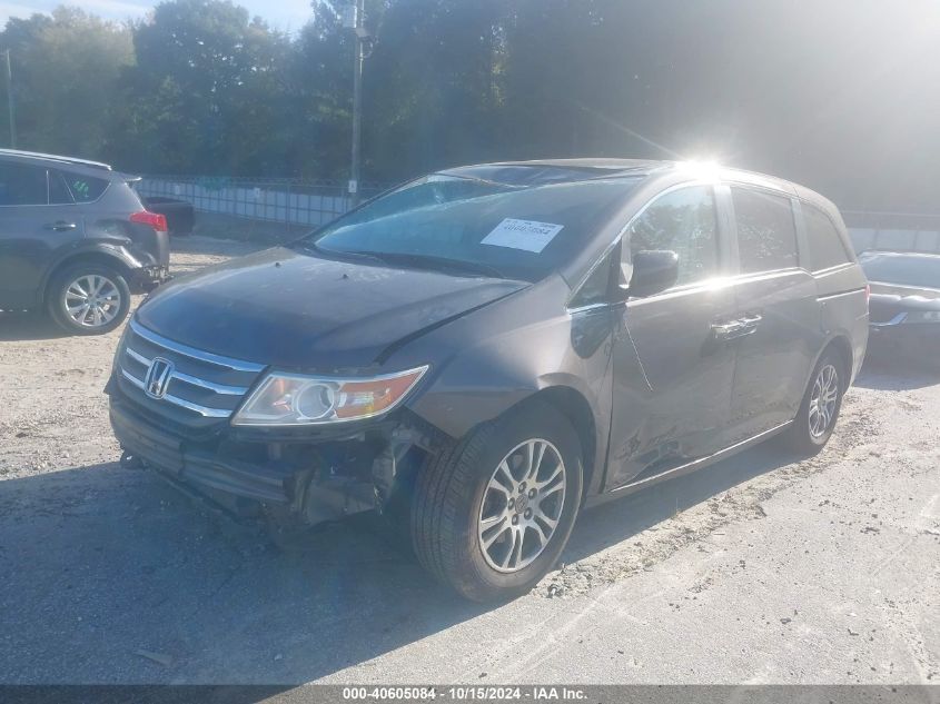 2013 Honda Odyssey Ex-L VIN: 5FNRL5H67DB057923 Lot: 40605084