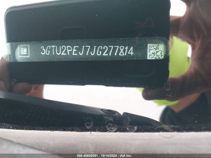 2018 GMC Sierra 1500 Denali VIN: 3GTU2PEJ7JG277814 Lot: 40605091