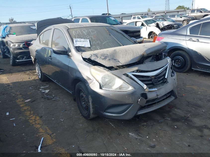 2017 Nissan Versa 1.6 S+ VIN: 3N1CN7AP1HL855889 Lot: 40605093