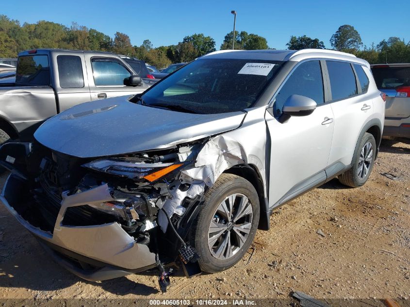 2022 Nissan Rogue Sv Fwd VIN: 5N1BT3BA7NC733686 Lot: 40605103