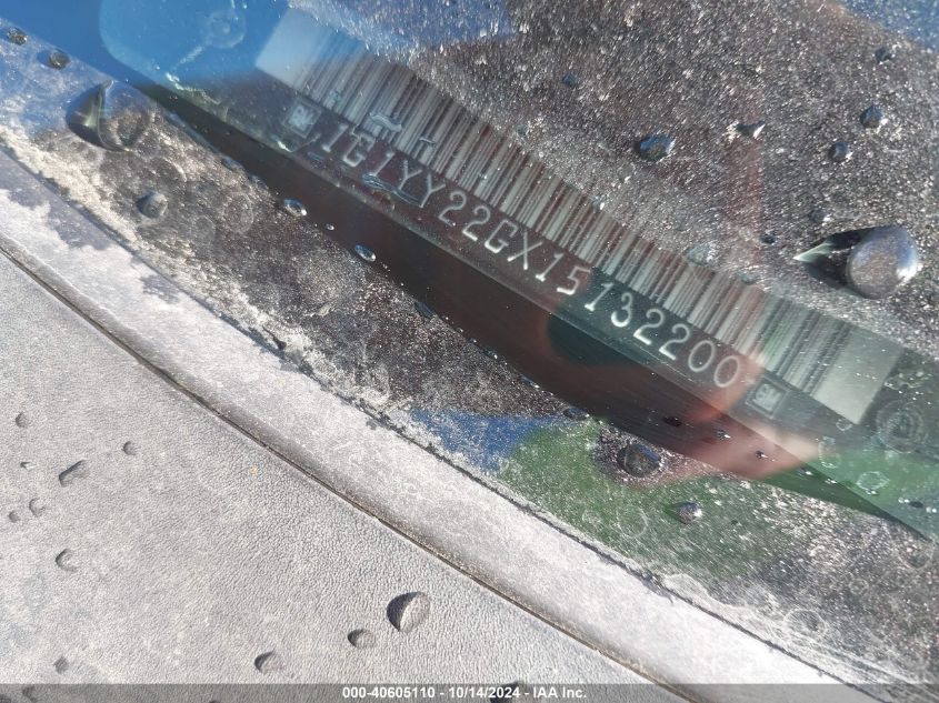 2001 Chevrolet Corvette VIN: 1G1YY22GX15132200 Lot: 40605110