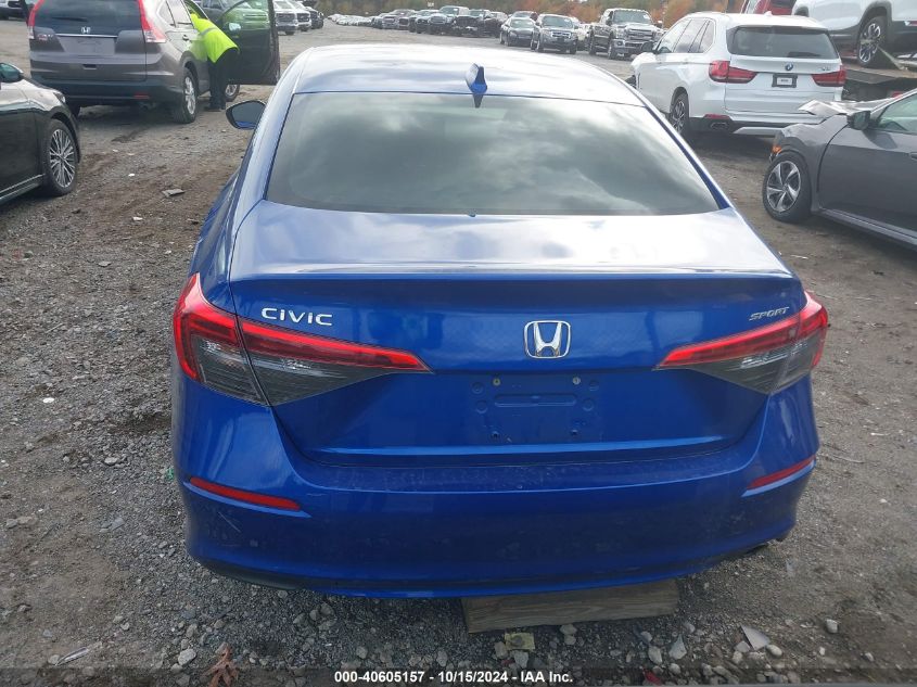 2022 Honda Civic Sport VIN: 2HGFE2F58NH542669 Lot: 40605157