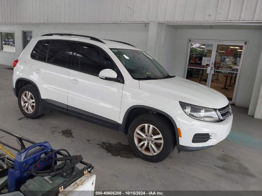 2017 VOLKSWAGEN TIGUAN 2.0T S - WVGAV7AX3HK000029