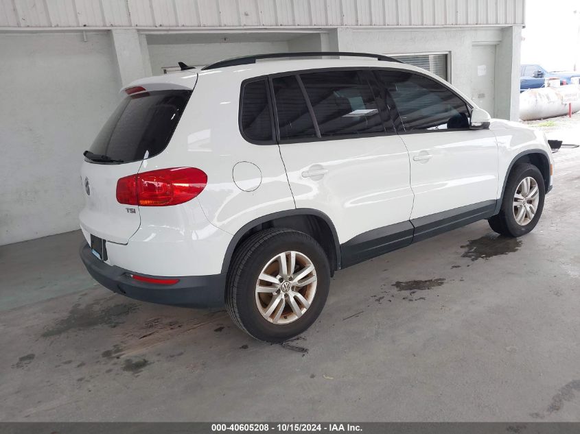 2017 Volkswagen Tiguan 2.0T S VIN: WVGAV7AX3HK000029 Lot: 40605208