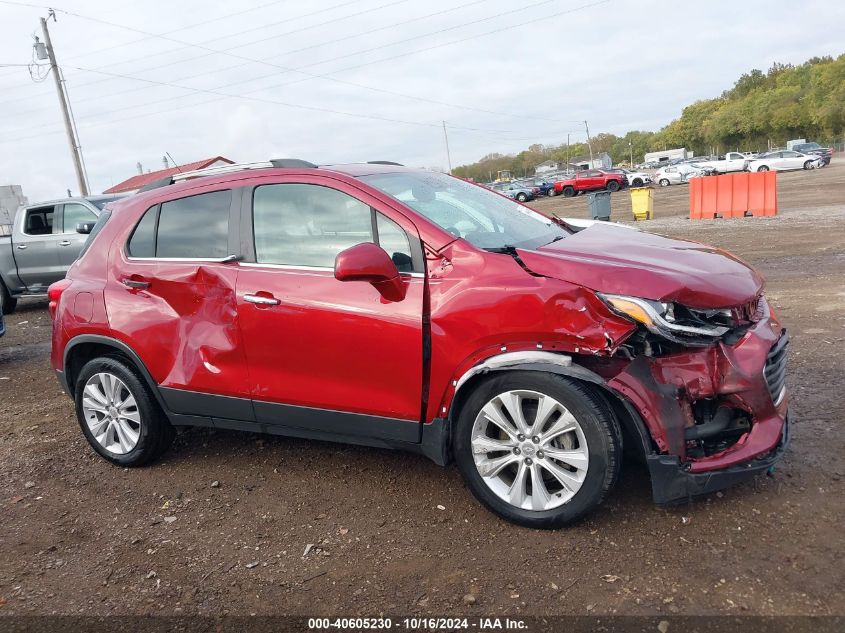 2018 Chevrolet Trax Premier VIN: 3GNCJMSB3JL278225 Lot: 40605230