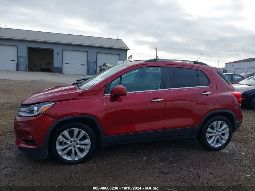2018 Chevrolet Trax Premier VIN: 3GNCJMSB3JL278225 Lot: 40605230