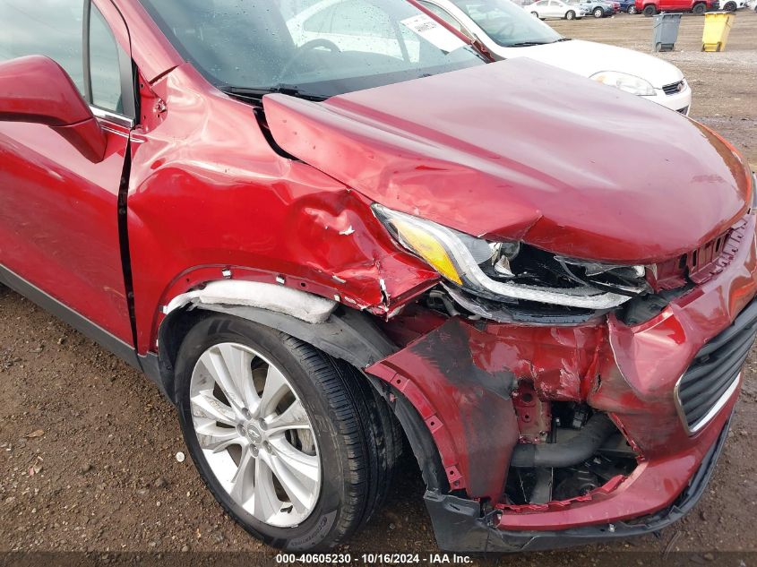 2018 Chevrolet Trax Premier VIN: 3GNCJMSB3JL278225 Lot: 40605230