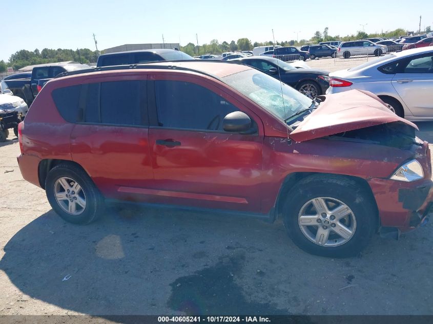 2007 Jeep Compass Sport VIN: 1J8FT47W57D124473 Lot: 40605241