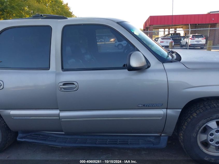 2001 Chevrolet Tahoe Lt VIN: 1GNEK13T51J231815 Lot: 40605261