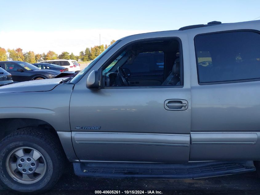 2001 Chevrolet Tahoe Lt VIN: 1GNEK13T51J231815 Lot: 40605261