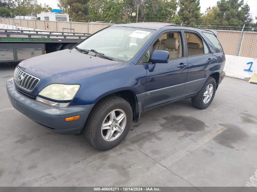 2001 Lexus Rx 300 VIN: JTJHF10U010192724 Lot: 40605271