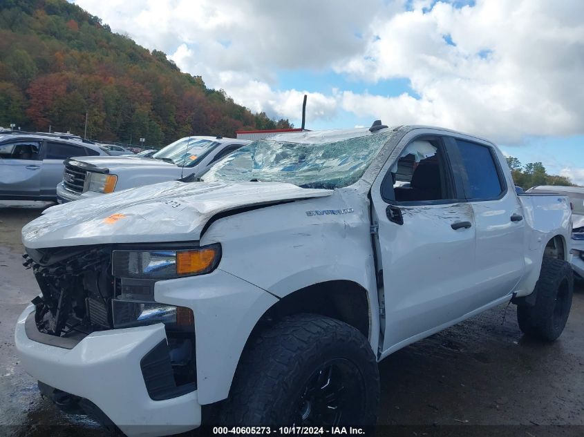 2021 Chevrolet Silverado 1500 4Wd Short Bed Custom VIN: 1GCPYBEK8MZ191763 Lot: 40605273