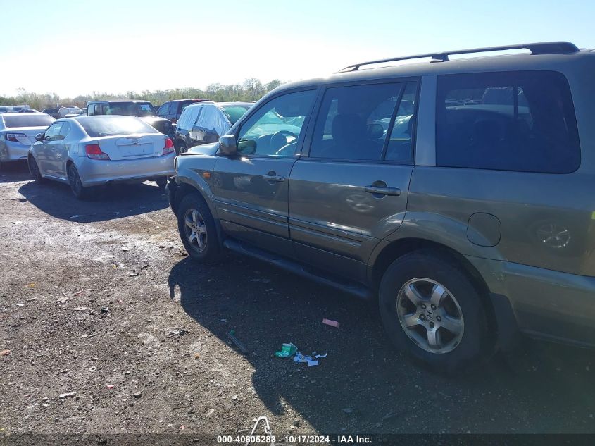 2007 Honda Pilot Ex-L VIN: 2HKYF18617H514274 Lot: 40605283