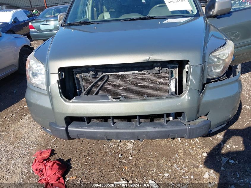 2007 Honda Pilot Ex-L VIN: 2HKYF18617H514274 Lot: 40605283