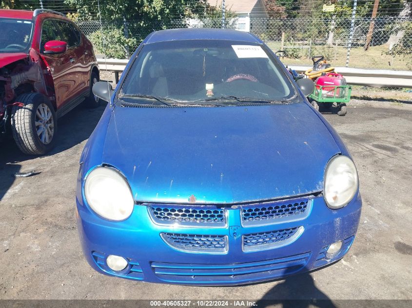 2004 Dodge Neon Sxt VIN: 1B3ES56C14D534977 Lot: 40605327