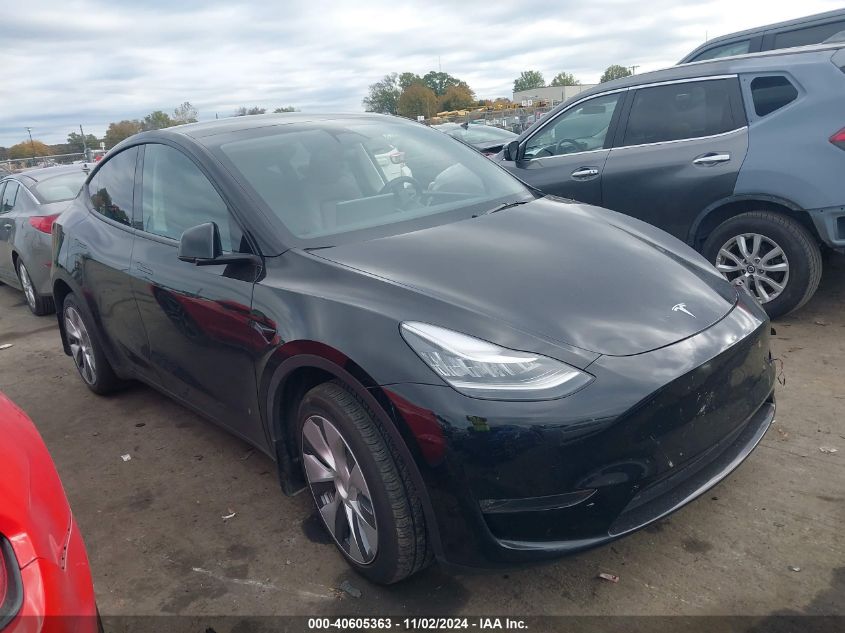 2023 Tesla Model Y Awd/Long Range Dual Motor All-Wheel Drive VIN: 7SAYGDEE2PA110540 Lot: 40605363