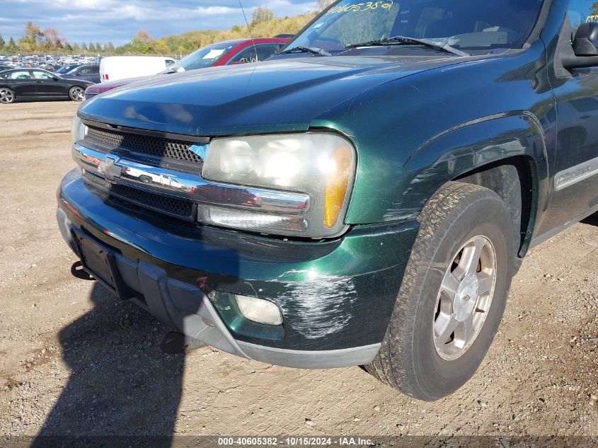 2002 Chevrolet Trailblazer Lt VIN: 1GNDT13S122415564 Lot: 40605382