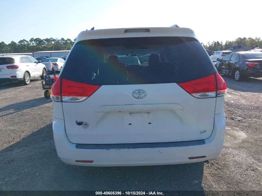 2011 Toyota Sienna Le V6 VIN: 5TDKK3DC2BS076778 Lot: 40605396