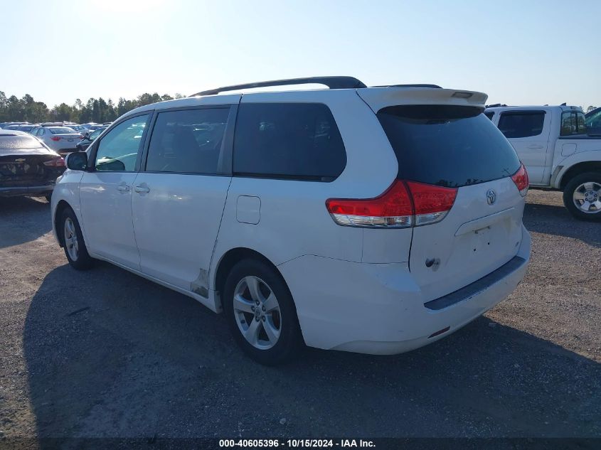 2011 Toyota Sienna Le V6 VIN: 5TDKK3DC2BS076778 Lot: 40605396