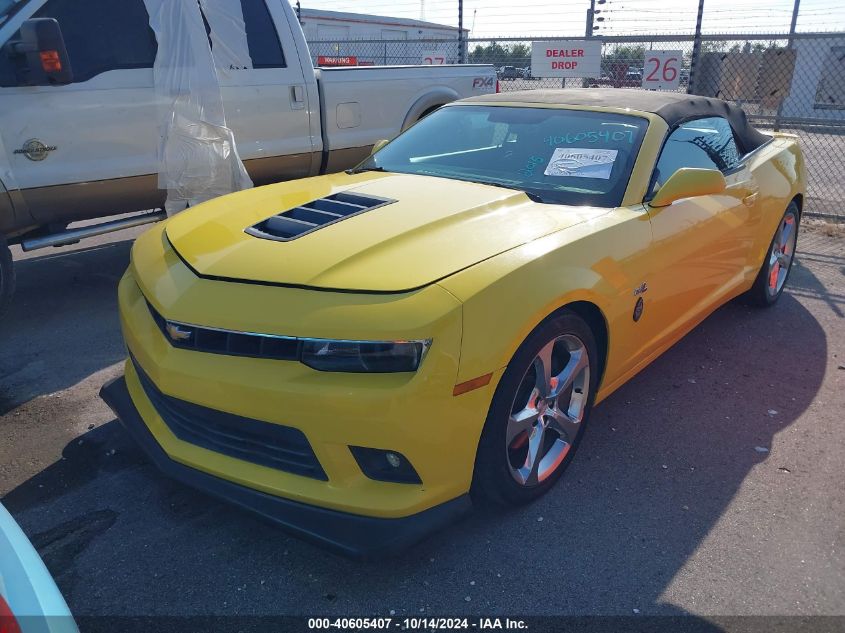 2015 Chevrolet Camaro 2Ss VIN: 2G1FK3DJ6F9167124 Lot: 40605407