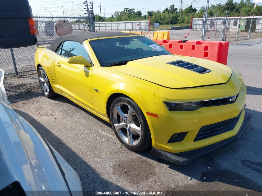 2015 Chevrolet Camaro 2Ss VIN: 2G1FK3DJ6F9167124 Lot: 40605407