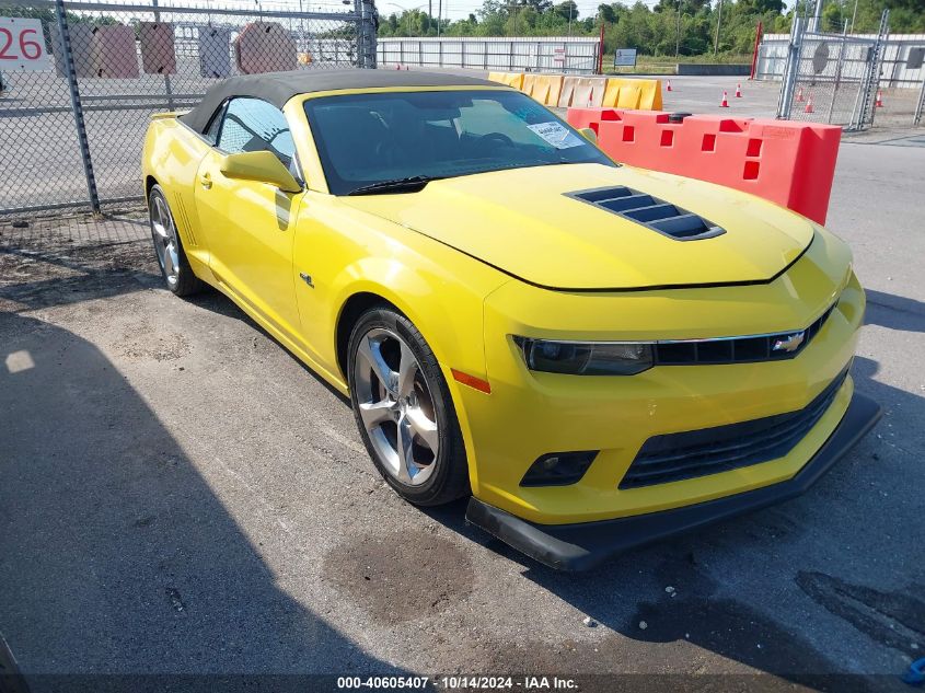 2015 Chevrolet Camaro 2Ss VIN: 2G1FK3DJ6F9167124 Lot: 40605407