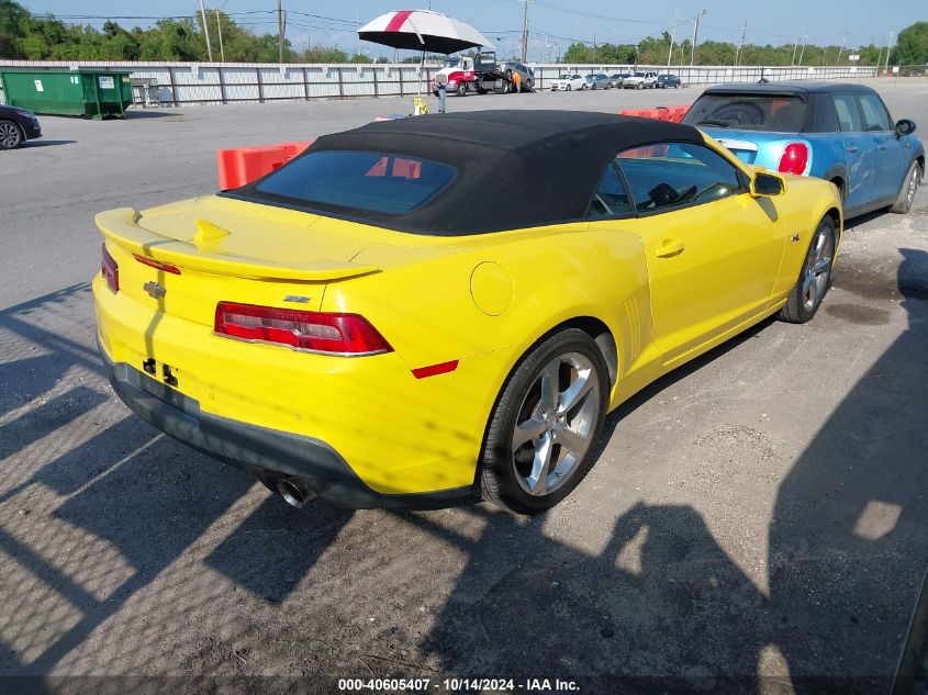 2015 Chevrolet Camaro 2Ss VIN: 2G1FK3DJ6F9167124 Lot: 40605407