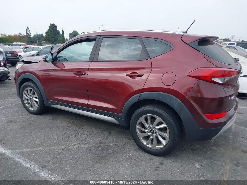 2017 Hyundai Tucson Eco VIN: KM8J3CA25HU291060 Lot: 40605410