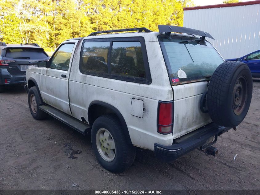 1991 Chevrolet Blazer S10 VIN: 1GNCT18Z8M8113318 Lot: 40605433