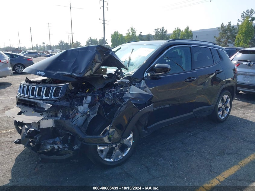 VIN 3C4NJCCBXLT224594 2020 JEEP COMPASS LIMITED FWD