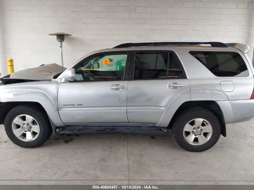 2005 Toyota 4Runner Limited V6 VIN: JTEBU17R358051519 Lot: 40605457