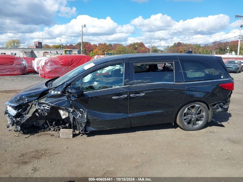 2023 Honda Odyssey Elite VIN: 5FNRL6H9XPB075241 Lot: 40605461