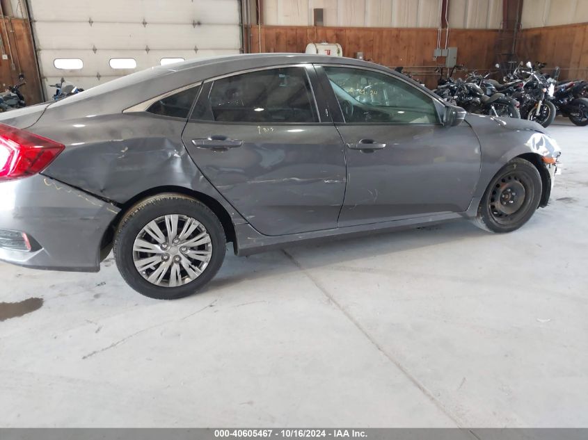 2018 Honda Civic Lx VIN: 19XFC2F58JE031862 Lot: 40605467