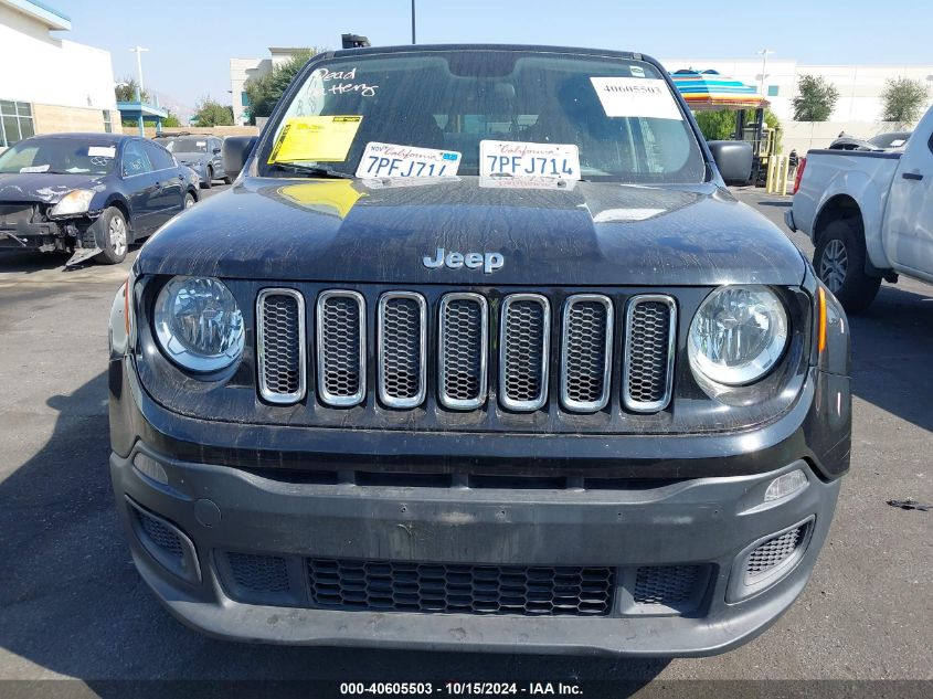 2015 Jeep Renegade Sport VIN: ZACCJAAH1FPC21341 Lot: 40605503