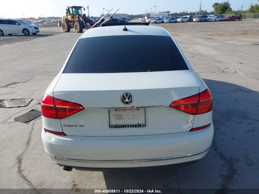 2016 Volkswagen Passat 1.8T Se VIN: 1VWBS7A33GC013187 Lot: 40605611