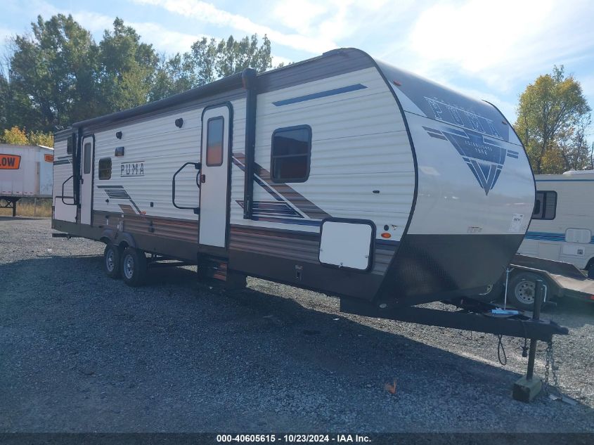 2023 PUMA 28BHSS White VIN: 5ZT2PUTB3P4019362