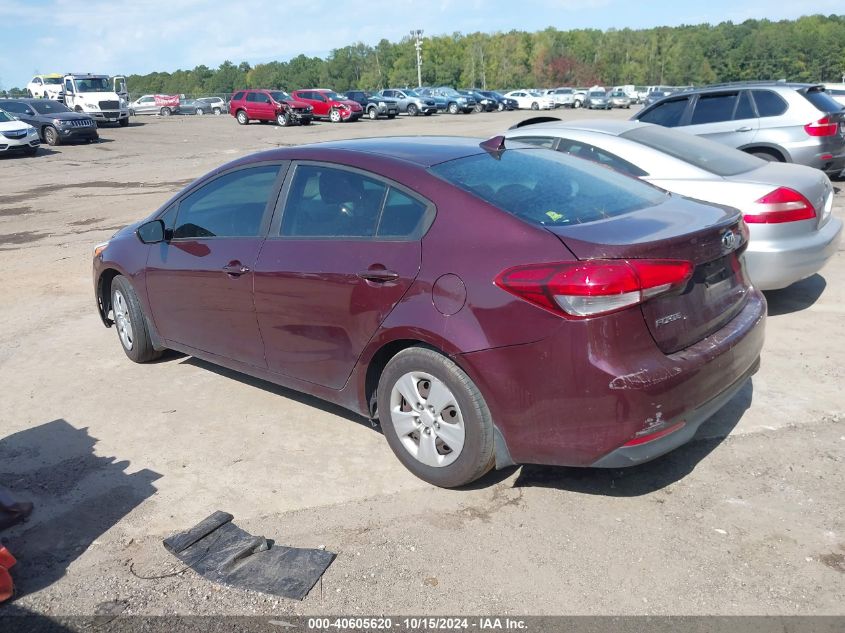 2017 Kia Forte Lx VIN: 3KPFK4A71HE010692 Lot: 40605620