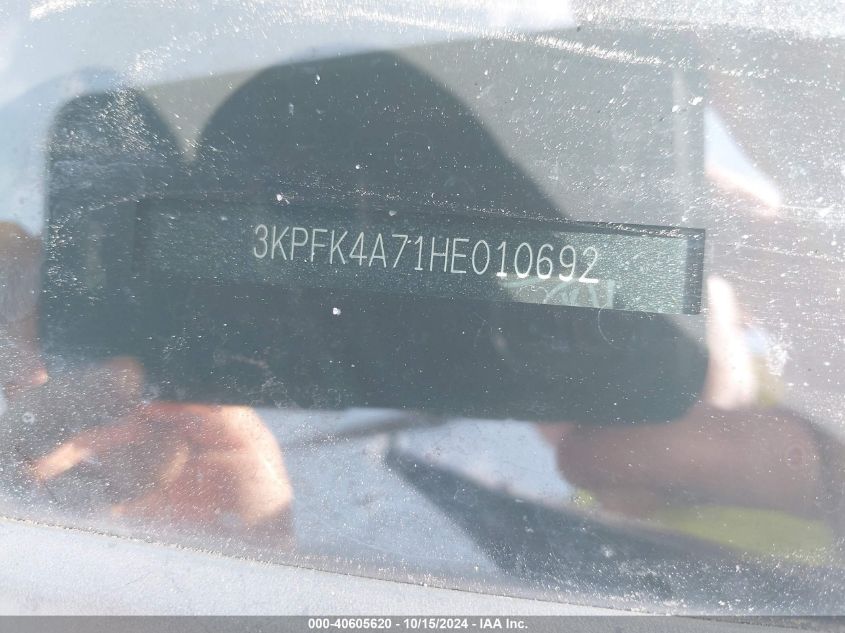 2017 Kia Forte Lx VIN: 3KPFK4A71HE010692 Lot: 40605620