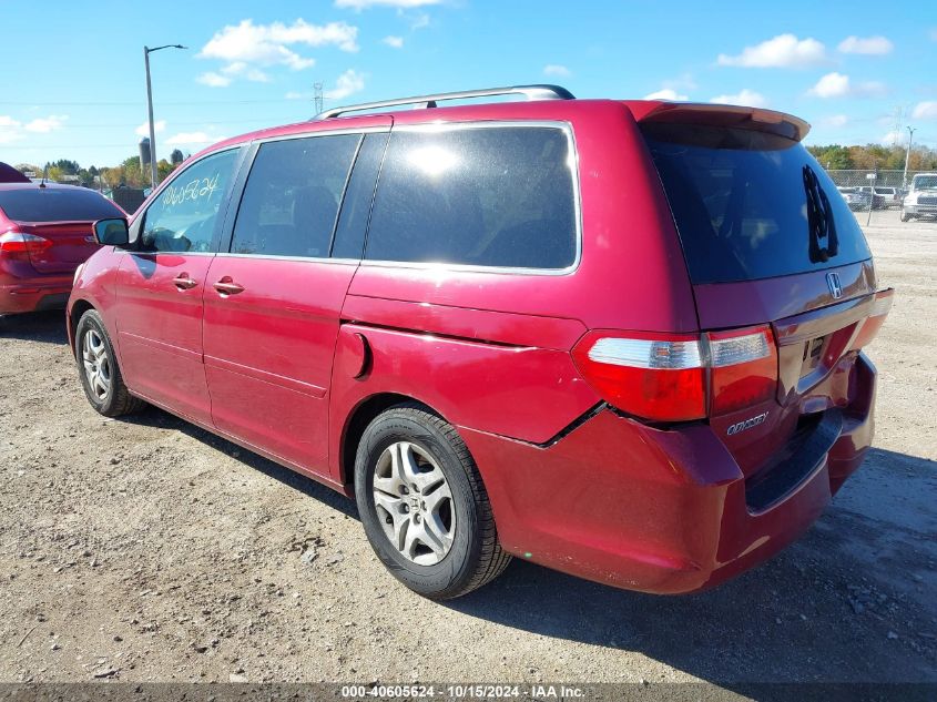 2006 Honda Odyssey Ex-L VIN: 5FNRL38766B436105 Lot: 40605624