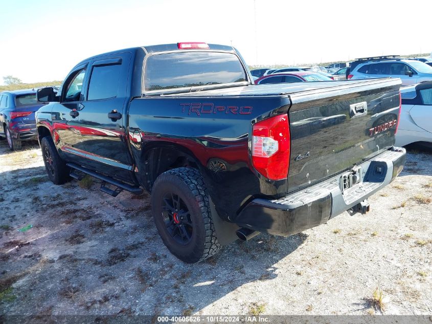 2019 Toyota Tundra Trd Pro 5.7L V8 VIN: 5TFDY5F11KX847644 Lot: 40605626