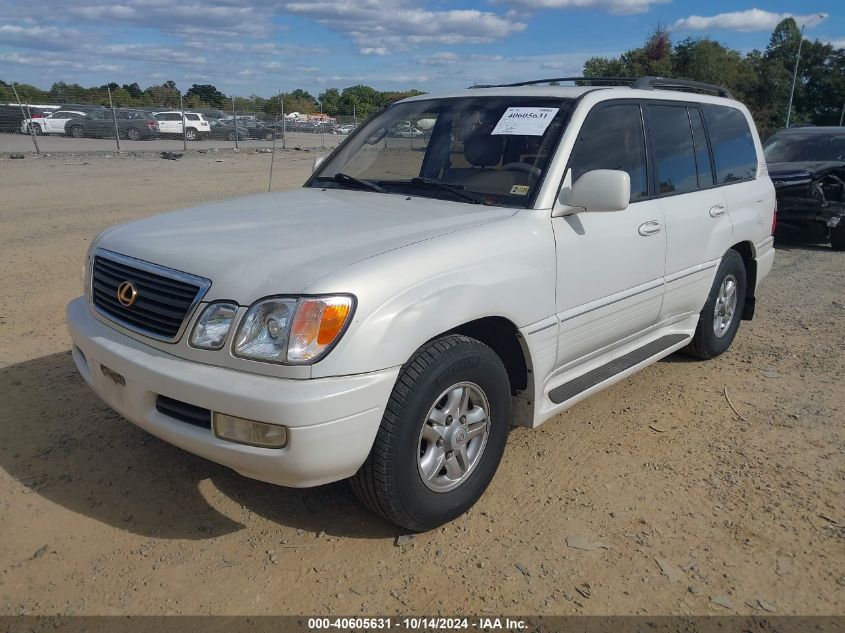 1999 Lexus Lx 470 VIN: JT6HT00W0X0036920 Lot: 40605631