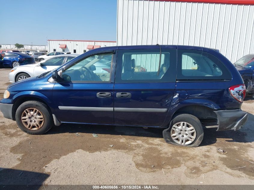 2006 Dodge Caravan Se VIN: 1D4GP25R66B732713 Lot: 40605656