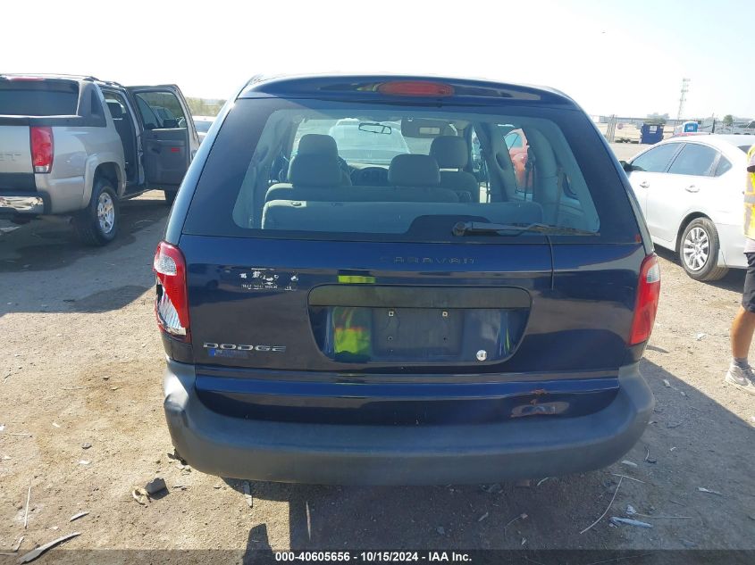 2006 Dodge Caravan Se VIN: 1D4GP25R66B732713 Lot: 40605656