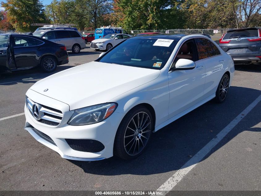 2015 Mercedes-Benz C 400 4Matic VIN: 55SWF6GB0FU026402 Lot: 40605686