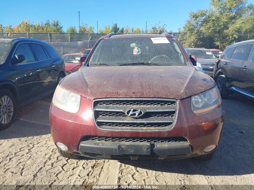 2009 Hyundai Santa Fe Limited VIN: 5NMSH73EX9H302135 Lot: 40605724