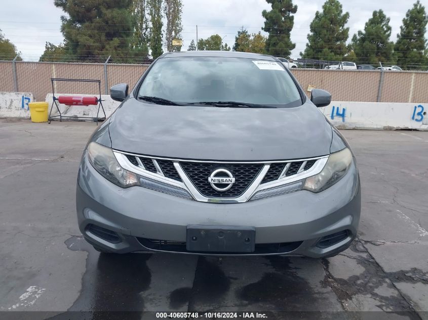 2013 Nissan Murano S VIN: JN8AZ1MU7DW210082 Lot: 40605748